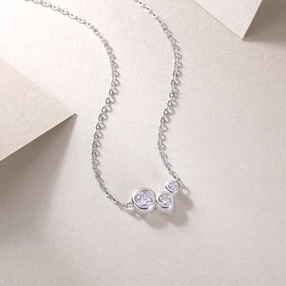 1White Dew - A Fashionable And Luxurious Diamond Jewelry Pendant Set With Moissanite S925 Sterling Silver Prohibit TikTok sales
