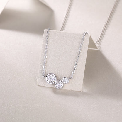 1White Dew - A Fashionable And Luxurious Diamond Jewelry Pendant Set With Moissanite S925 Sterling Silver Prohibit TikTok sales