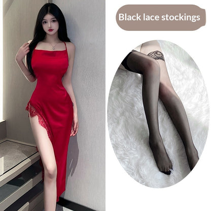 Airu Ru Factory-direct Sexy Mature Lady-style Womens Sensual Lingerie Dress