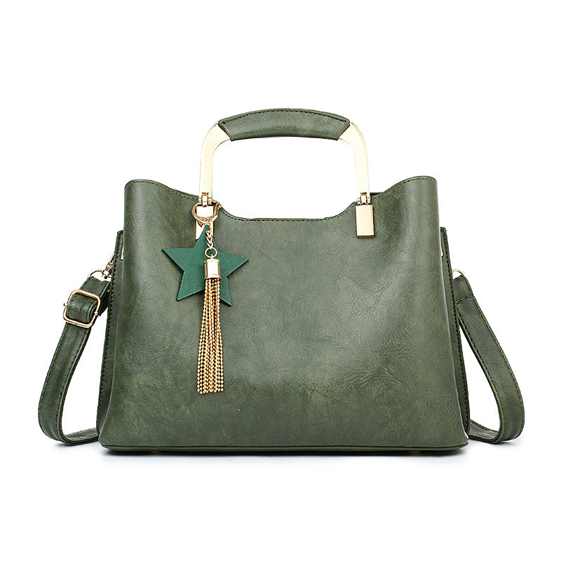 new handbag Korean Fashion Shoulder Bag Messenger Bag Handbag tassel PU package factory direct sales