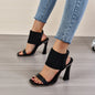 Sexy High Heel Elastic Strap Sandals For Women