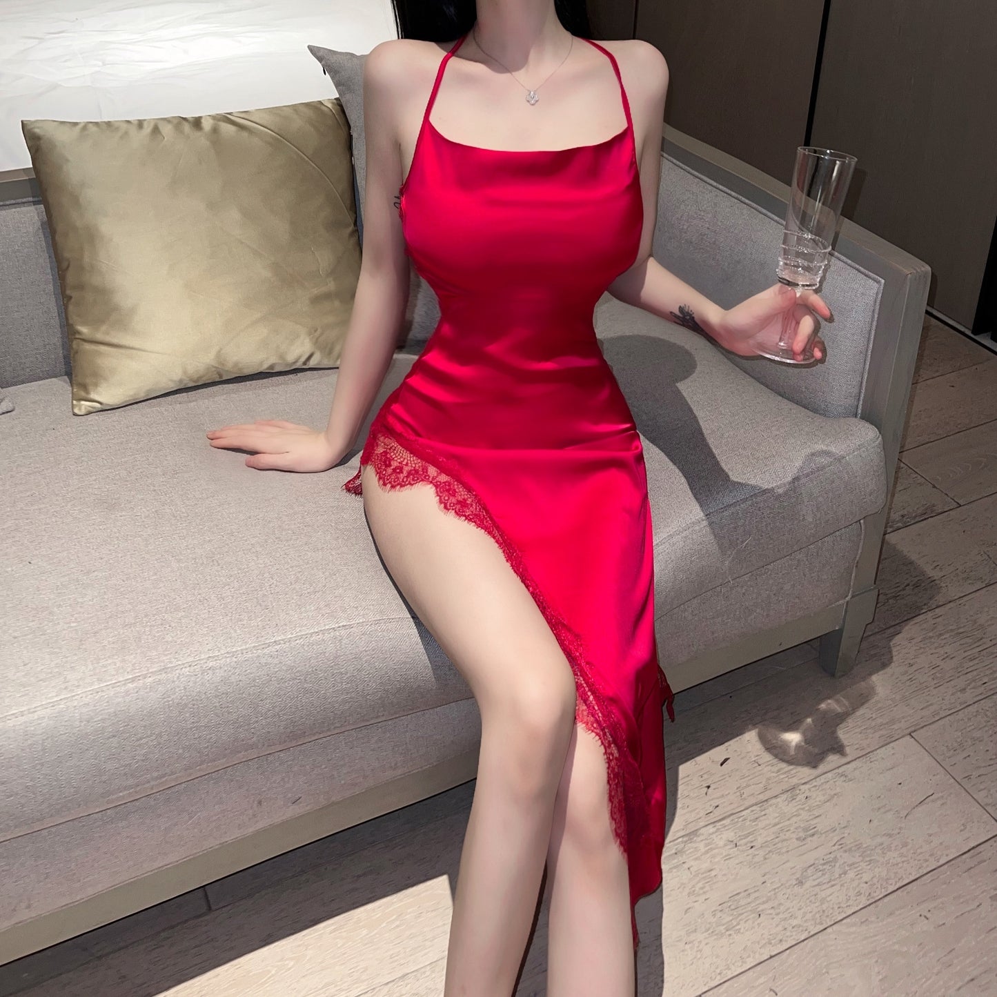 Airu Ru Factory-direct Sexy Mature Lady-style Womens Sensual Lingerie Dress
