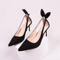Sandals Women's Rabbit Ears Pumps Stiletto Heel 12cm High Heels