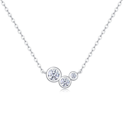 1White Dew - A Fashionable And Luxurious Diamond Jewelry Pendant Set With Moissanite S925 Sterling Silver Prohibit TikTok sales